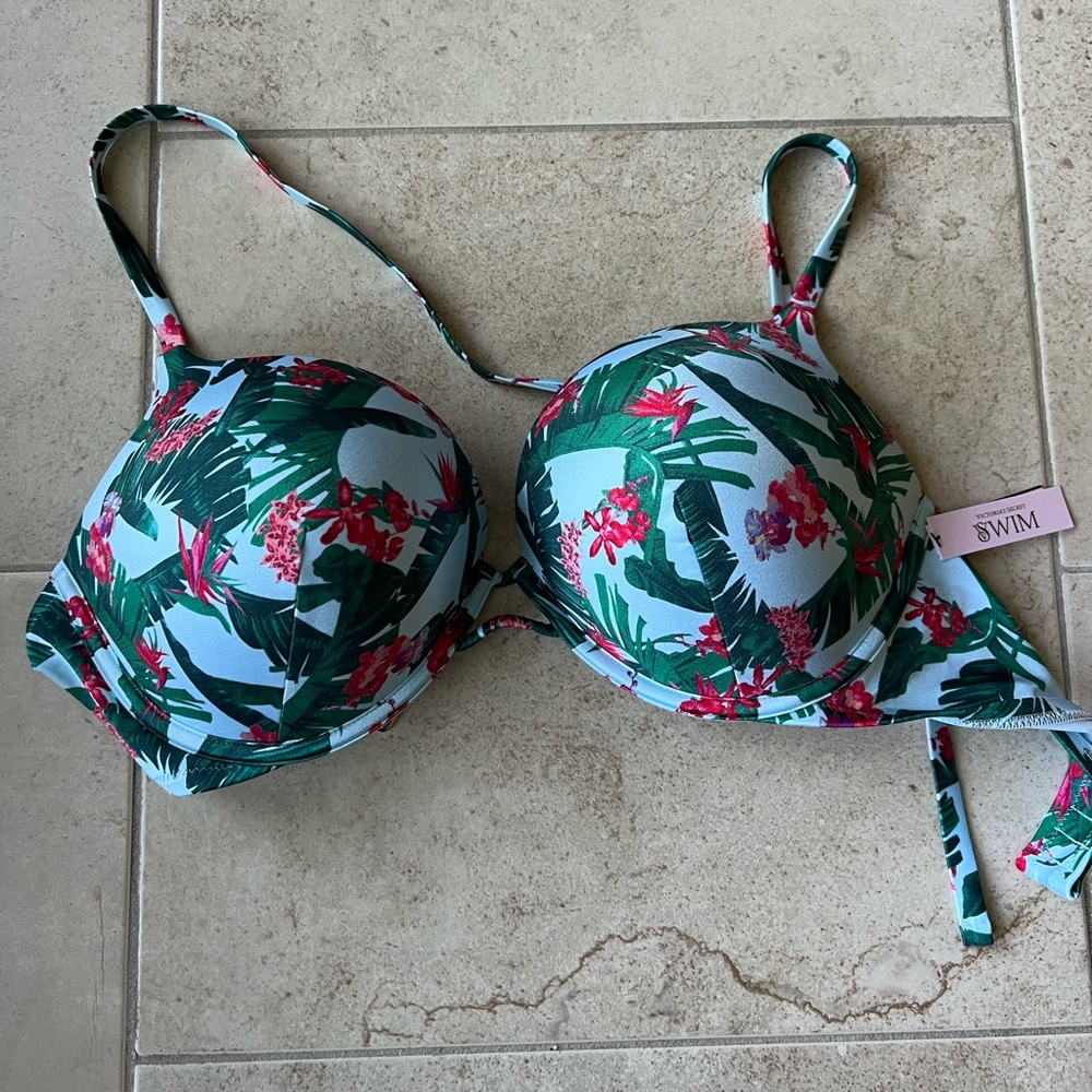 Victoria’s Secret Bombshell Push-Up Bikini Top Add-2-Cups 38DD